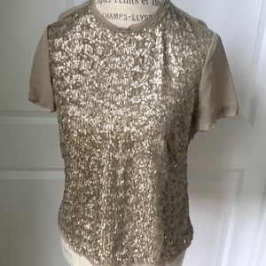 Carlisle Sequin and Organza Blouse